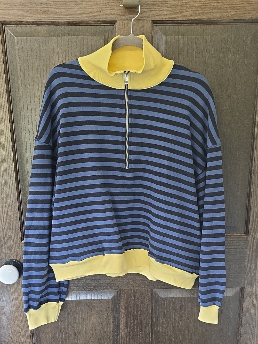 Daydreamer Striped Half Zip Pullover NWT ($128)